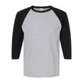 thumbnail image 1 of M&O 5540 Raglan Three-Quarter Sleeve Baseball T-Shirt, 1 of 2