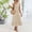 🔥 Beige, variant on Sentmoon Sundresses for Women Vacation Sleeveless V Neck Womens Dress Spring Solid Color Regular Fit Plus Size Sun Dress Breathable for Travel and Vacation XL