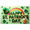 thumbnail image 2 of St Patrick's Day Backdrop Party Supplies Holiday Background Celebration Green Decorations Festive Banner Event Photography Props Decor, 2 of 4