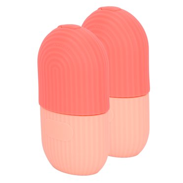 Ice Face Roller, 2pcs Dual Pack, Improve Skin Condition, Silicone Material, Versatile Beauty Tool with  Pattern, for Puffiness, Relieve Muscle Soreness, Headaches, and