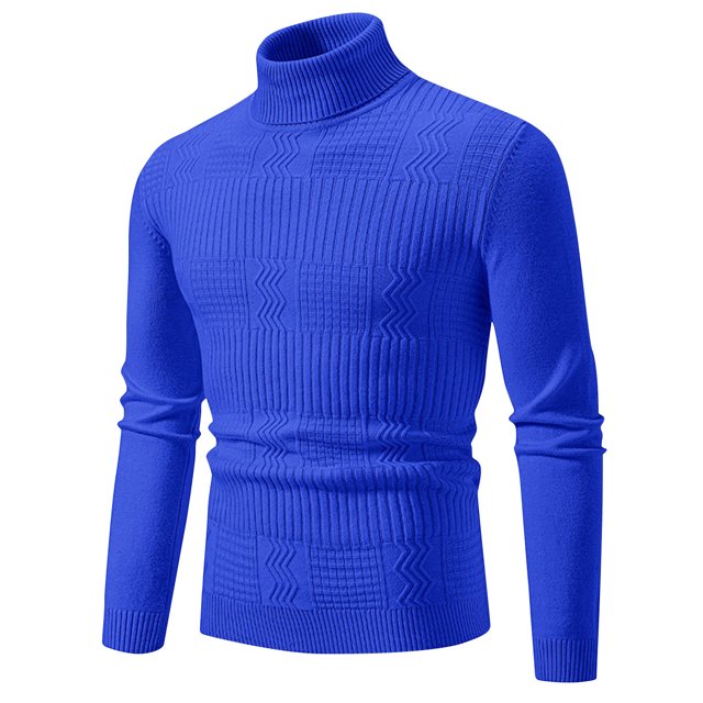 EGNMCR Pull Col Rond pour Hommes, Pull pour Hommes Mode Décontractée d'Hiver pour Hommes Design Uni Manches Longues Col Rond Haut Men Sweater