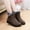 Armée Verte, variante sur Semaine Walmart+ Aqestyerly Bottes pour Femmes Liquidation Grande Pointure Isolation Bottes d'Hiver pour Femmes Bout Rond Chaussures à Enfiler Bottes Décontractées à Glissière
