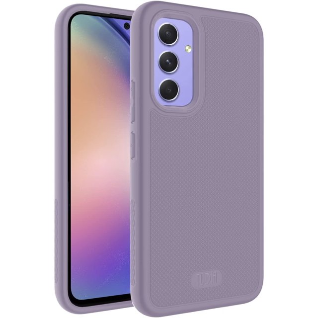 TUDIA MergeGrip Samsung Galaxy A54 5G Étui Violet, Présentant un design à Double Couche avec Technologie ToughRhino pour une protection de Qualité Militaire. la surface Texturée, Prise Antidérapante et Bords Surélevés Préservent l'Appareil Photo et l'Écran, Tandis Que les Matériaux Durables en polycarbonate et TPU Offrent une Résistance aux Chutes et une protection contre les Égratignures. Conçu Exclusivement pour Samsung Galaxy A54 5G (2023).