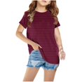 thumbnail image 2 of MeetoTime T-Shirt Graphique à Manches Courtes pour Enfants Tee Décontracté à Col Rond Haut pour Bébés Garçons Filles 3-12 Ans, 2 of 4
