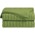 thumbnail image 1 of Unique Bargains Cotton Blanket Decorative Cable Knitted Throw Soft Knit Blankets, 1 of 10