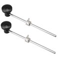 thumbnail image 1 of 2X Batteur à Pied en Aluminium avec Silicone pour Percussion (Noir), 1 of 6