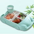 thumbnail image 3 of Tableware Set For Kitchen And Dining with Car Shaped Tray And Separate Plates Cutlery Water Cup For Kids And Family Dining, 3 of 7
