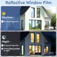 thumbnail image 3 of rabbitgoo One Way Window Films for Privacy House Window Tint Film Home, Pellicule Intimit&eacute; Pour Fen&ecirc;tre, Reflective for Sun Blocking Heat Blocking, Daytime S, 3 of 9