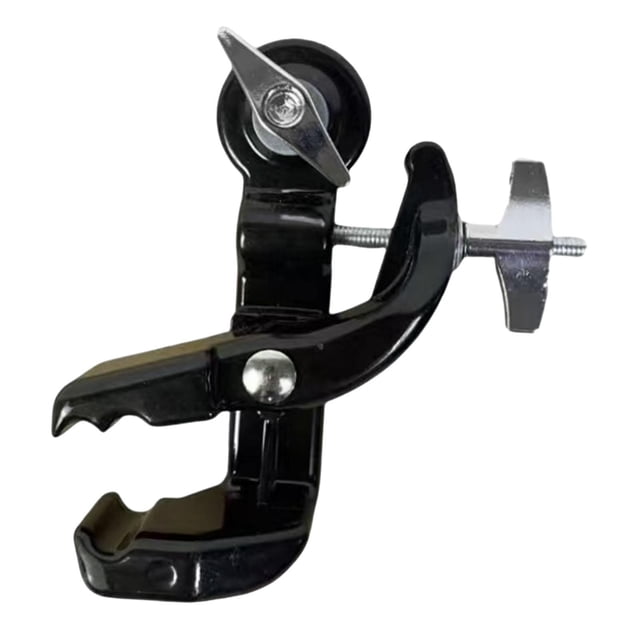 kokiya External Snare Drum Clamp,Securing,Metal,Compact,Convenient,Percussion Instrument Accessories Multifunctional Easy to Install Clip