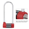 thumbnail image 2 of Cergrey Combination PAD-LOCK, Code Lock,Zinc Alloy U-shape Combination Digit Password Code Lock Extra Long Cabinet Door, 2 of 8