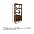 thumbnail image 3 of Signature Design by Ashley Dunmere 75" Bookcase in Brown, 3 of 5