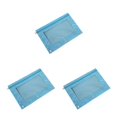 thumbnail image 1 of Decodeary Durable Pouch For Organizing Documents In Office Portable Zippered Pouch Sky Blue 3Set, 1 of 6