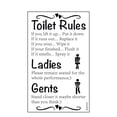 thumbnail image 2 of TIMIFIS Wall Stickers Toilet Rules Wall Stickers, Humorous Wall Stickers Are Suitable for Bathroom, Hotel, Bar, Office Building and Home Decoration. Home Decor, 2 of 6