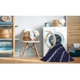 thumbnail image 2 of Ahgly Tapis Rectangulaire Lavable en Machine Intérieur Transitionnel Violet Pervenche Profond, 5 Pieds x 8 Pieds, 2 of 7
