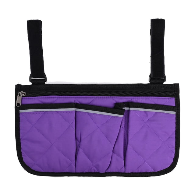 Outdoor Chair Armrest Hanging Bag Camping Chair Side Tools Storage Pouch Resealable Food Packaging Organizer Multiple Pockets
