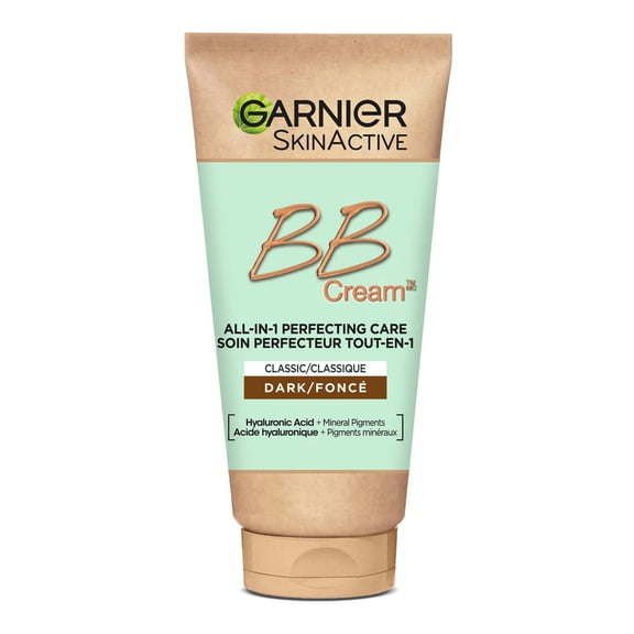Garnier SkinActive BB Cream Classic with Hyaluronic Acid & Aloe, Dark, 50ml