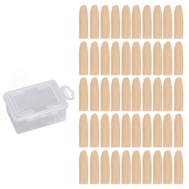 50Pcs Pocket Hole Plug 9.5mm Wooden Dowel Jig Accessory Part Set Kit for Woodworking Pine