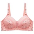 thumbnail image 1 of Soutiens-gorge à Enfiler pour Femmes, Soutien-Gorge à Enfiler avec Encolure en V, Style T-Shirt, W-1261, Roses, TG, 1 of 8
