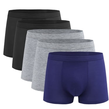 Lovzfmll Caleçons Boxeurs pour Hommes, Lot de 5, Shorts de sous-Vêtements Extensibles Grande Taille, Confortables et Respirants pour un Port Toute la Journée