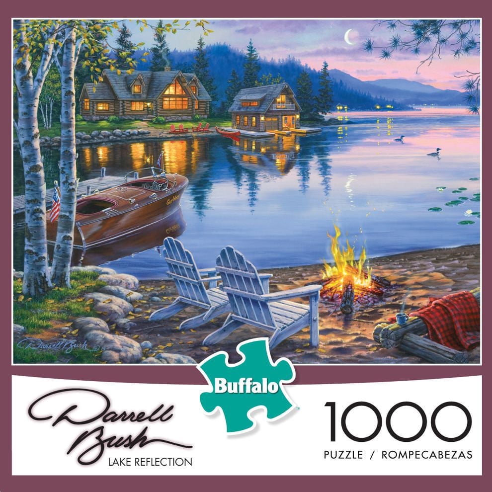 Buffalo Games Darrell Bush Lake Reflection 1000 Piece Jigsaw Puzzle