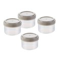 thumbnail image 3 of S SERENABLE 4Pcs Small Squeeze Bottles Portable Food Storage Container Seasoning Bottles Round Gray, 3 of 9