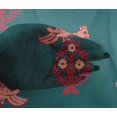 thumbnail image 4 of oneOone Viscose Chiffon Fabric Leaves|Bird & Floral Block Decor Fabric Printed BTY 42 Inch Wide, 4 of 4