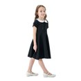thumbnail image 5 of Ketyyh-chn99 Robes d'Été pour Filles Robe de Plage Vêtements Tout-Petits Sans Manches Manches Longues Robe Courte Robe Débardeur Noir, 9-10 Ans, 5 of 5