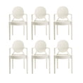 thumbnail image 1 of Heavenly Collection Plastique Blanc Fauteuil Chaise, 1 of 3