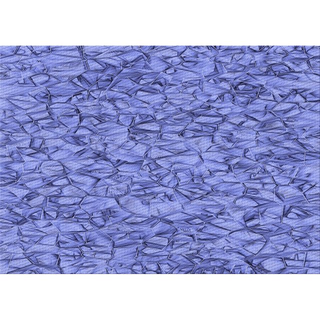 Ahgly Company Machine Washable Indoor Rectangle Transitional Sky Blue Area Rugs, 2' x 3'