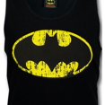 thumbnail image 2 of Batman Distressed Symbol Black Tank Top-Small, 2 of 3