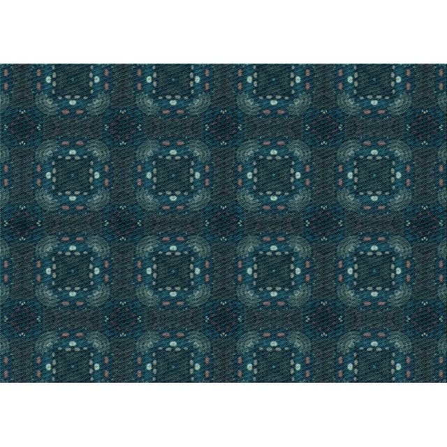 Ahgly Company Tapis d'Intérieur Rectangulaire Transitionnel Vert Sarcelle Lavable à la Machine, 2 Pieds x 5 Pieds