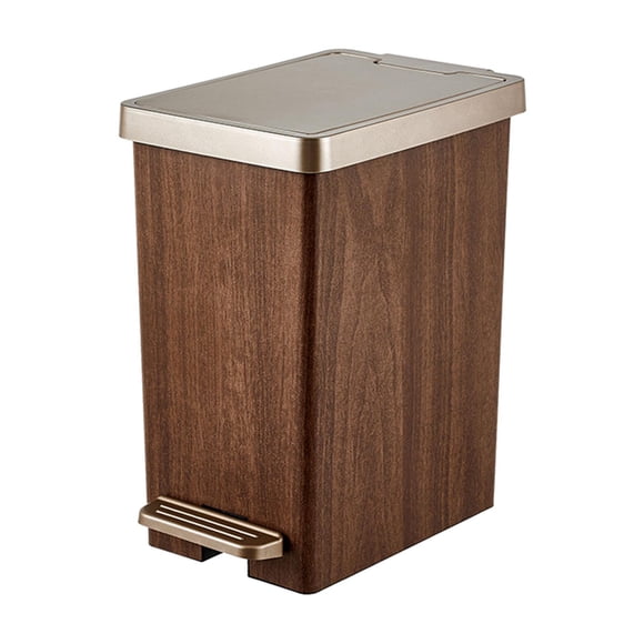simhoa Trash Can Stable Garbage Recycling Bin for Bathroom Farmhouse Indoor Outdoor L