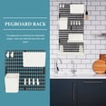 thumbnail image 5 of BRIGHTFUFU Wall Peg Board Organizer Pegboard Accessory Plastic 1Pack Bathroom, 5 of 5