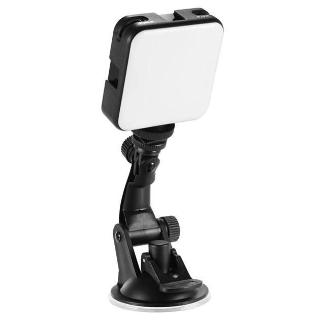 Miangastore streaming light Video Conference Light with Rechargeable Battery 1Pack Black 2.75x0.98x3.34in
