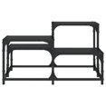 thumbnail image 3 of vidaXL Coffee Table Black 68x68x40 cm Engineered Wood, 3 of 5