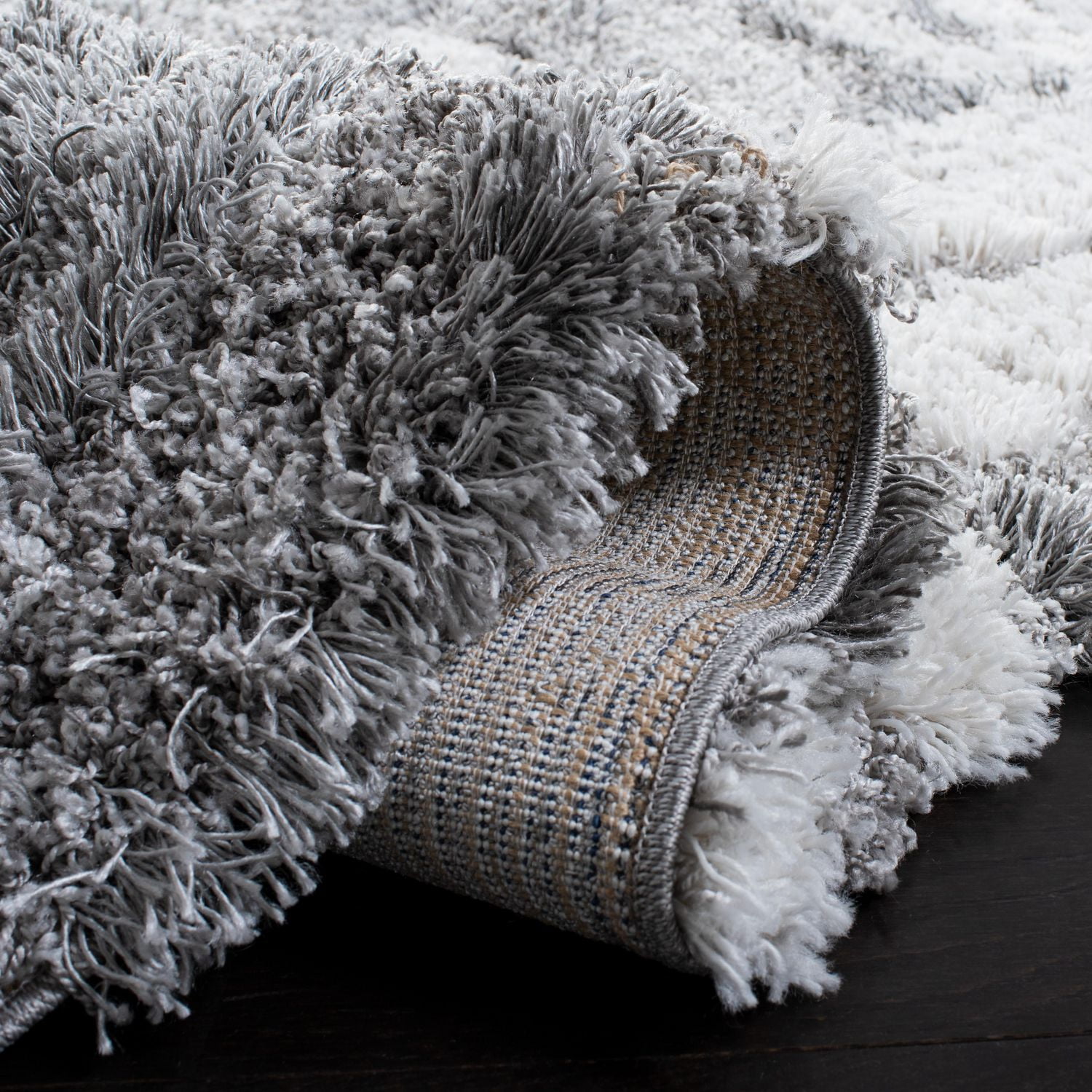 SAFAVIEH Horizon Konstantinos Tapis Abstrait Peluche Shag
