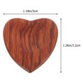 thumbnail image 3 of SHISUYAN Compact Guitar Pick for Guitar Practice Brown Plastic Heart Shaped Picks Easy to Carry Lightweight, 3 of 8