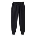 thumbnail image 1 of Yuyuzo Sweatpants for Women High Waisted Drawstring Joggers Pants Solid Color Fleece Lined Trousers, 1 of 2