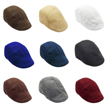 XZNGL Chapeau de Course Homme Été Visière Chapeau de Soleil Maille Course Sport Décontracté Respirant Béret Casquette Plate