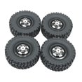thumbnail image 2 of lionlar 4 Pcs Roues et Pneus de Voiture RC Pneus RC avec Jante de Roue, Remplacer Pièce de Mise à Niveau RC Noir, 2 of 9