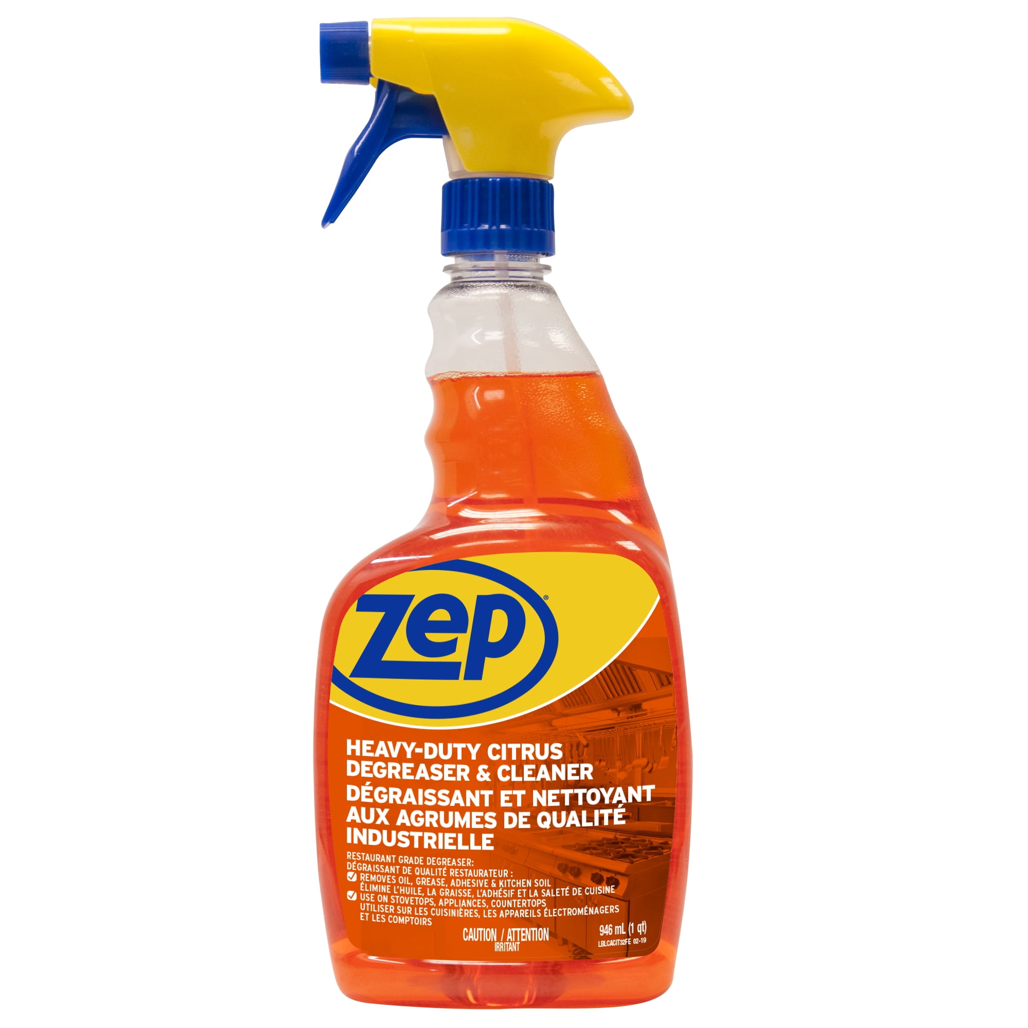 Zep Heavy-Duty Citrus Degreaser and Cleaner 710 mL Restaurant Grade ...