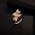 thumbnail image 4 of EGNMCR Ring Ladies Bagues Mode Dames Diamant Mode Bijoux Féminins, 4 of 9