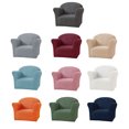 thumbnail image 3 of Ruiboury Stretch Chair Slipcovers Made With Polyester Full Protection Soft And Breathable Kids Sofa Cover Orange color, 3 of 6