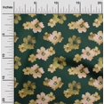 thumbnail image 2 of oneOone Rayon Light Green Fabric Floral & Sewing Material Print Fabric By The Yard 56 Inch Wide, 2 of 5