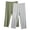 Grey, variant on Cameland 2PC Cotton Capri Pajama Pants Womens Plus Size Elastic Waist Capris Cozy Soft Sleep Pjs Bottom Cropped Loungewear