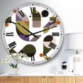 thumbnail image 2 of DesignArt Horloge Murale Grande avec Genou Incliné, 2 of 2