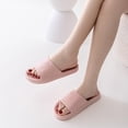 thumbnail image 4 of Mens and Womens Home Slippers Simplicity Solid Color Quick Drying Soft Sole Comfortable Non-Slip Indoor and Outdoor EVA Slippers Pink-07, 4 of 7