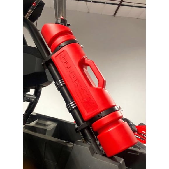 Rotopax Liquid Storage Container RP-1.5G-1.75IN RollpaX; Red; 1.5 Gallon; Bar Mount/Free Standing; Formulated Plastic; EPA And CARB Compliant; Designed To Hold Gas; With Spout