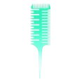 thumbnail image 1 of Professional 3-Sided ABS Highlight Comb with Dual Weaving Options & Regular Comb Top - Anti-Static, Lightweight Ergonomic Design for Hair Dyeing/Sectioning - Time-Saving Automatic Hair Weaving Tool, 1 of 6