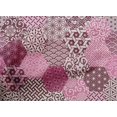 thumbnail image 5 of oneOone Cotton Poplin Light Pink Fabric Geometric Craft Projects Decor Fabric Printed By The Yard 56 Inch Wide, 5 of 5